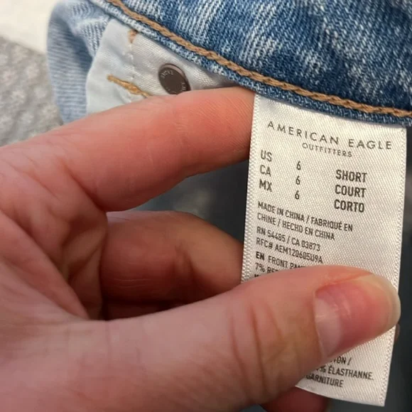 American eagle mom jeans size 6 short - Picture 7 of 8